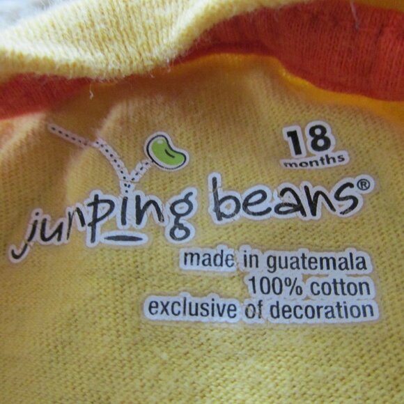 Jumping Beans Pullover Sleeveless Tank Top Boys Size 18M Yellow Surfing Shark - Picture 3 of 4